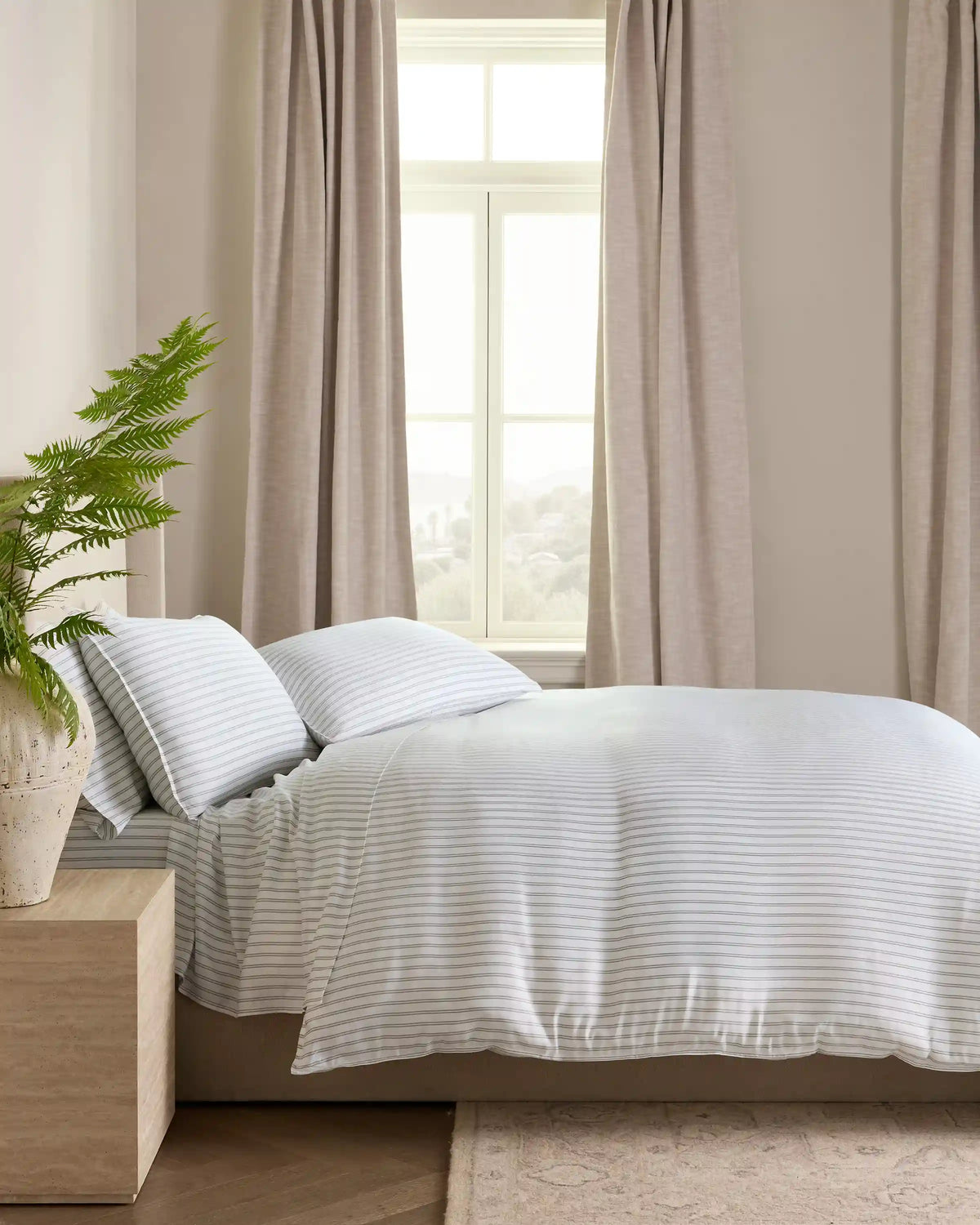 Bamboo Stripe Deluxe Bedding Bundle