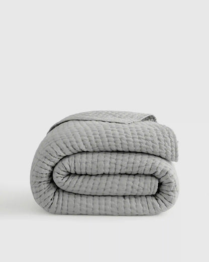 European Linen Cotton Stitch Quilt
