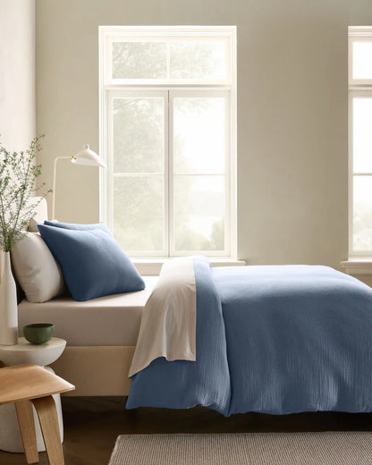 Organic Cotton Gauze Duvet Cover Set
