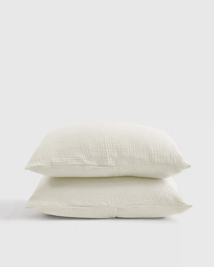 Organic Cotton Gauze Sham Set