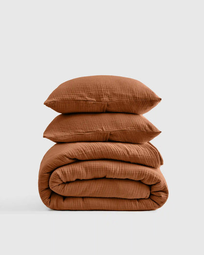 Organic Cotton Gauze Dream Quilt Set