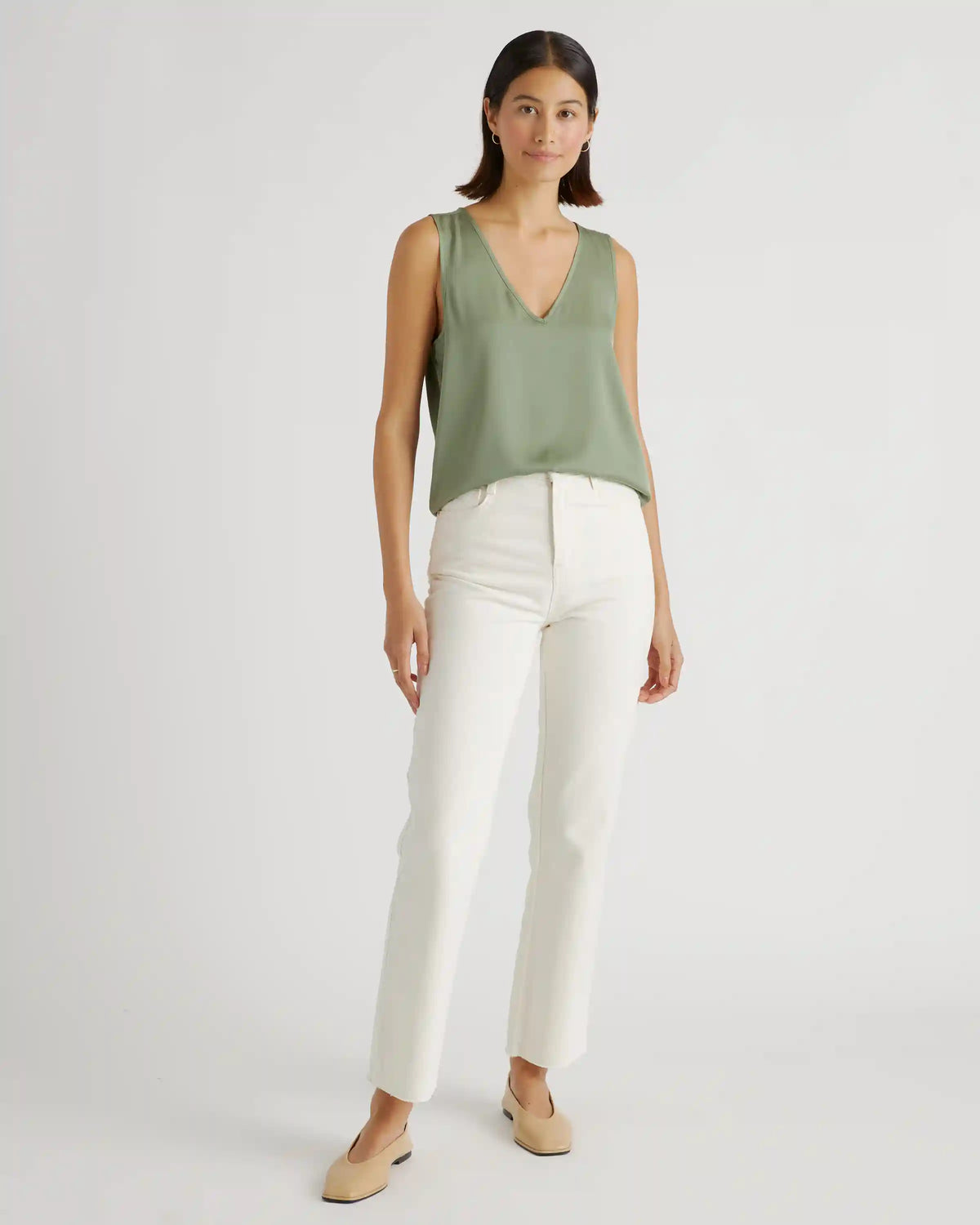 Washable Stretch Silk Tank