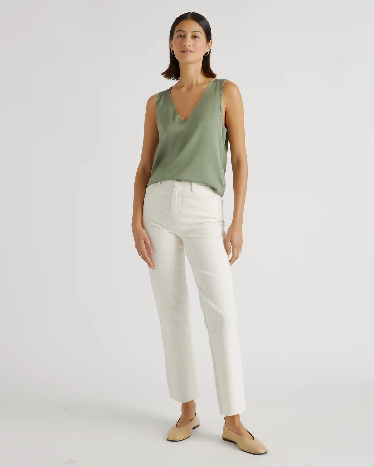 Washable Stretch Silk Tank