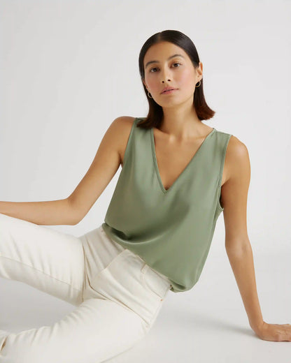 Washable Stretch Silk Tank