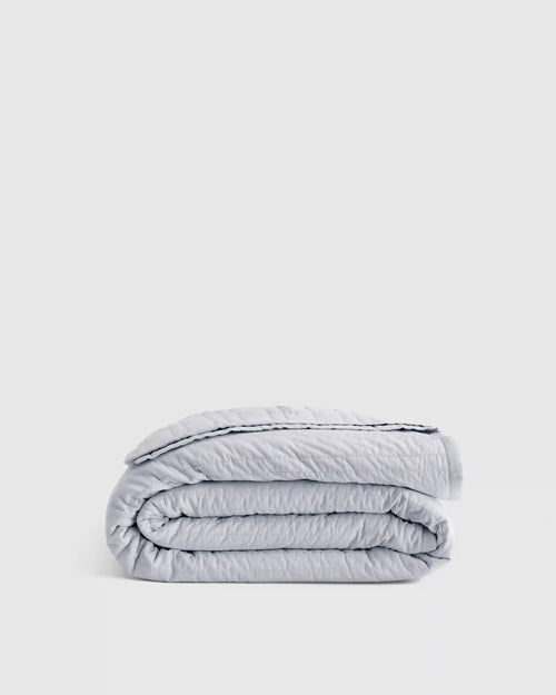 Organic Cotton Stripe Stitch Quilt