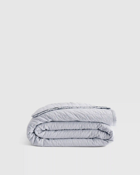 Organic Cotton Stripe Stitch Quilt