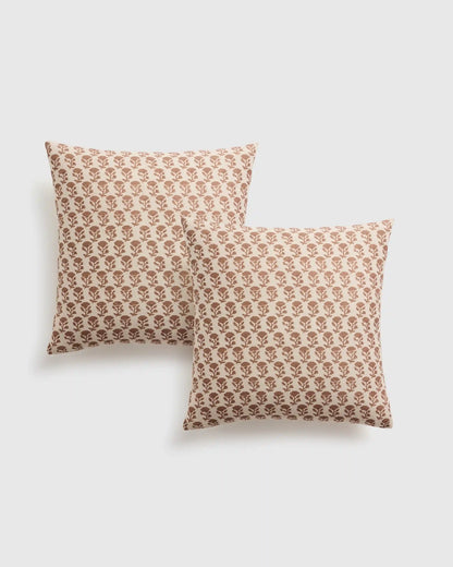 Reversible Block Print Pillow Cover (Set of 2)