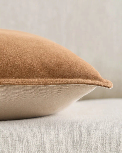Pieced Suede Pillow Cover (Set of 2)