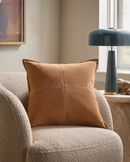 Pieced Suede Pillow Cover (Set of 2)