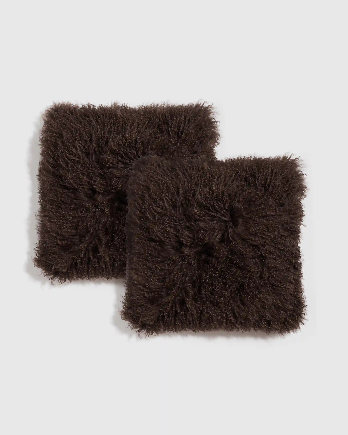 Luxe Mongolian Lamb Pillow Cover (Set of 2)
