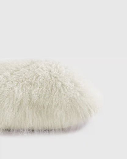 Luxe Mongolian Lamb Lumbar Pillow Cover (Set of 2)