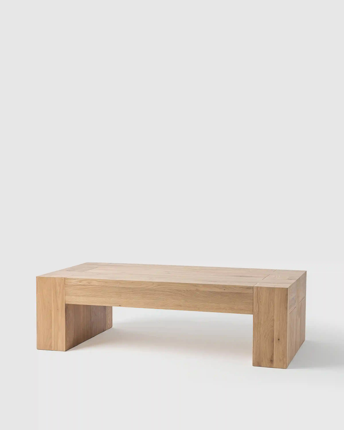 Reclaimed Oak Waterfall Coffee Table
