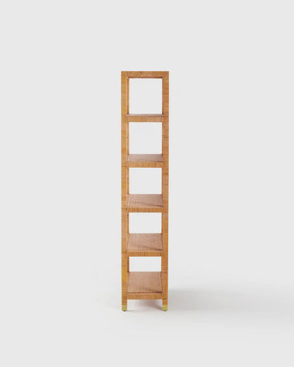 Handwoven Rattan Bookcase