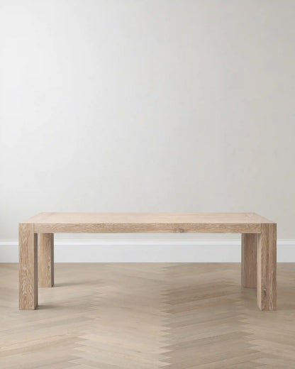 Reclaimed Oak Parsons Dining Table
