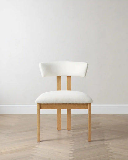 Solid Wood and Performance Fabric Dining Chair (Set of 2)