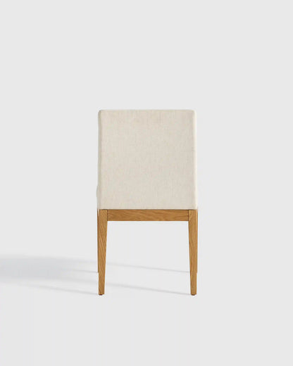 Performance Fabric Dining Chair with Solid Oak Legs (Set of 2)