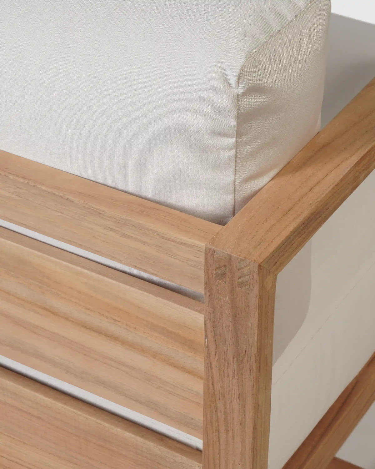 Linear Solid Teak Outdoor Sofa