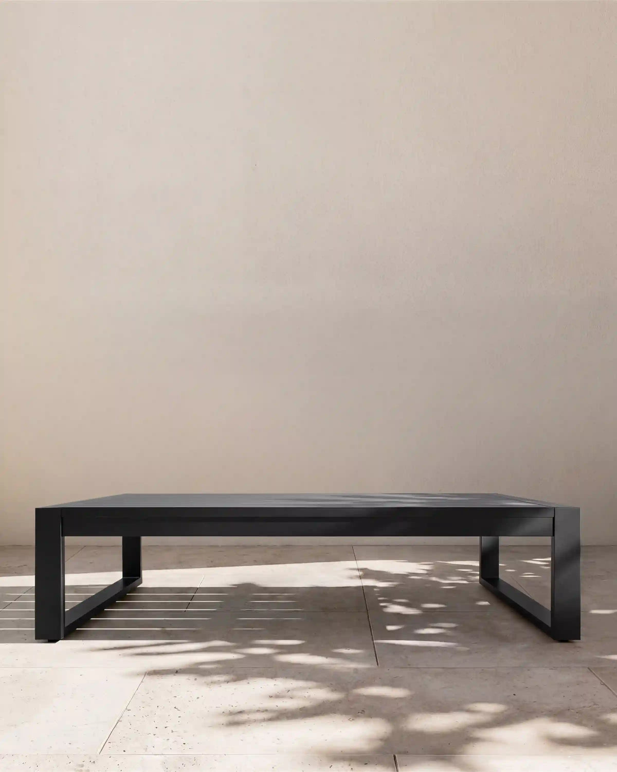 Linear Aluminum Outdoor Coffee Table