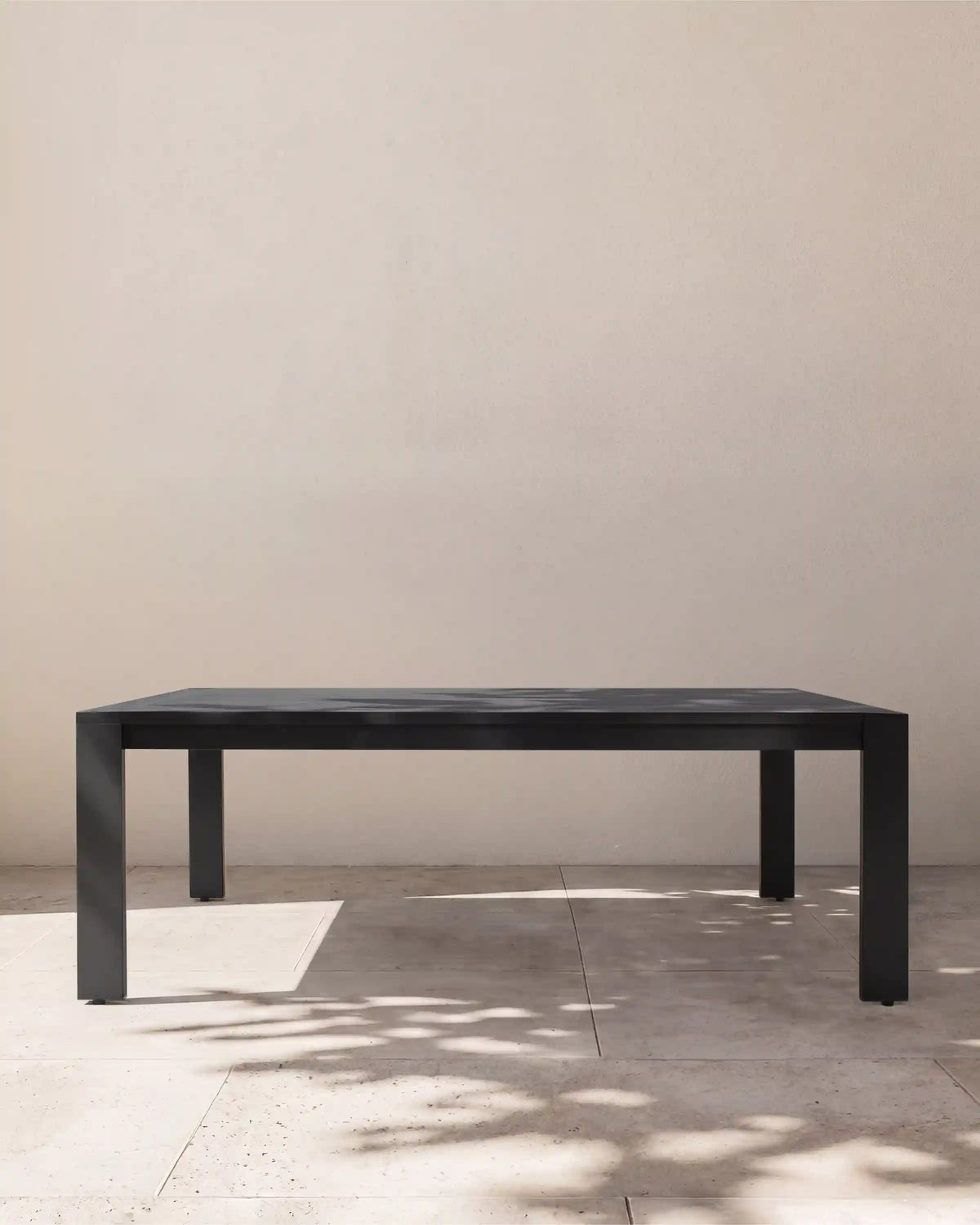 Linear Aluminum Outdoor Dining Table