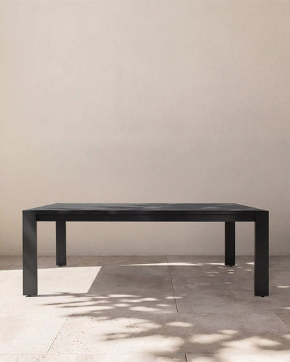Linear Aluminum Outdoor Dining Table