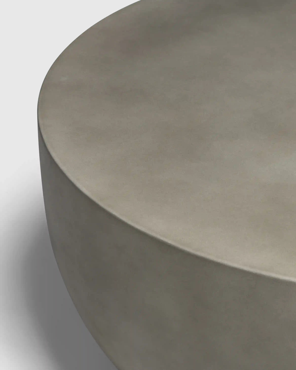 Concrete Drum Indoor/Outdoor Coffee Table