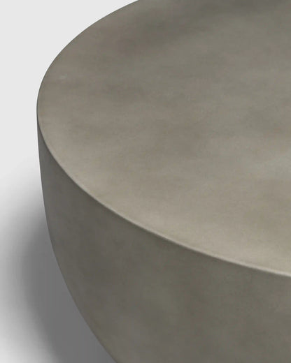 Concrete Drum Indoor/Outdoor Coffee Table