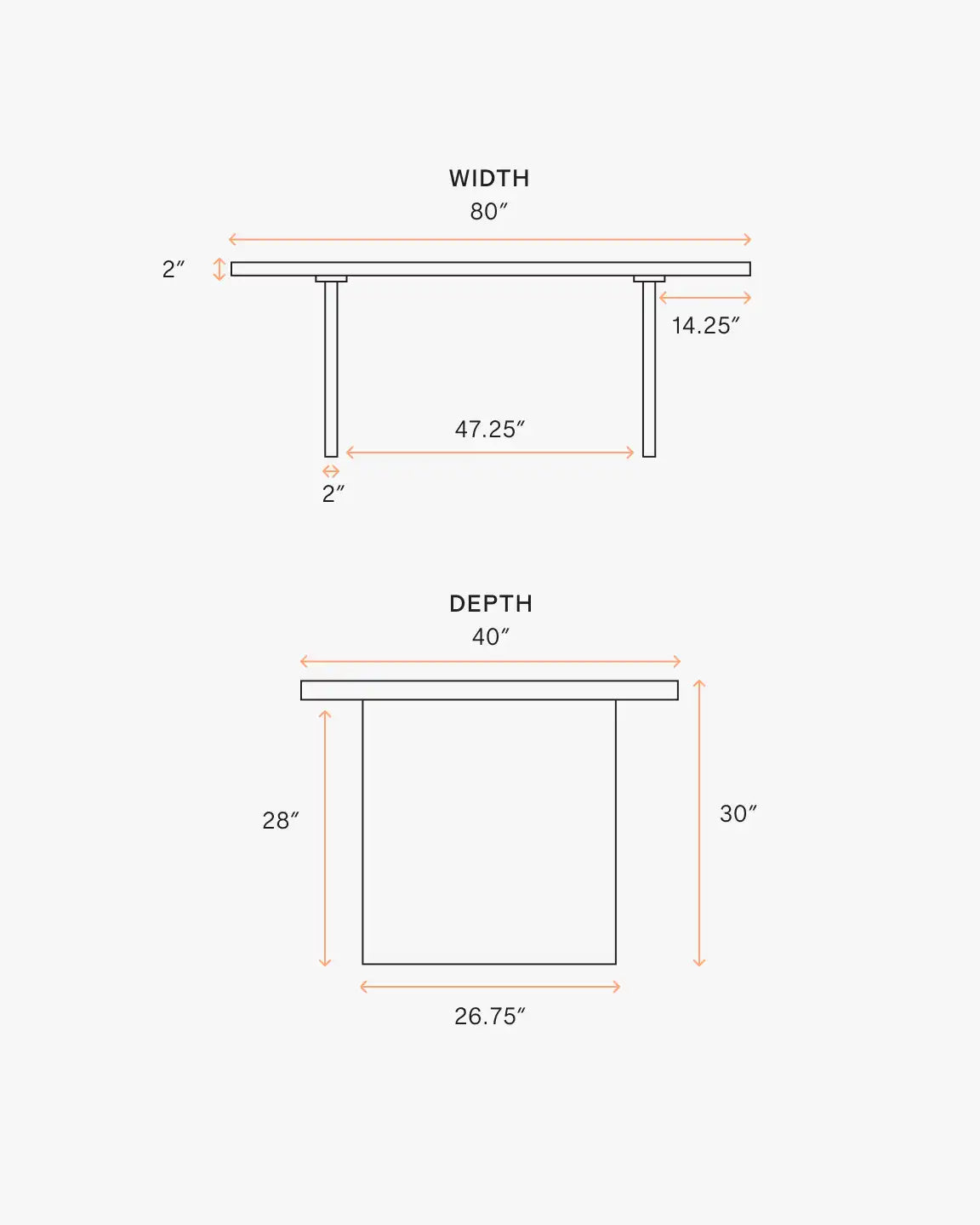Solid Wood Plank Dining Table
