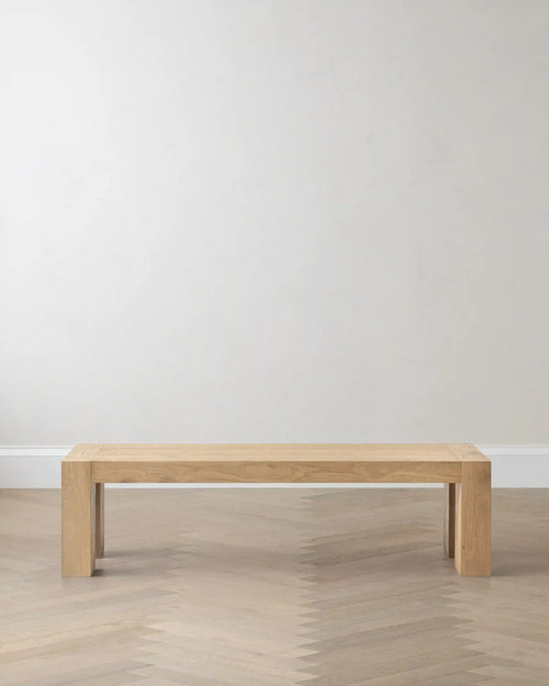 Reclaimed Oak Parsons Dining Bench