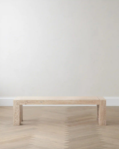 Reclaimed Oak Parsons Dining Bench
