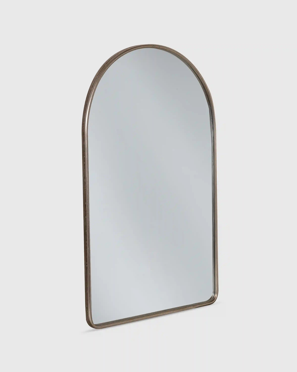 Arched Metal Framed Wall Mirror