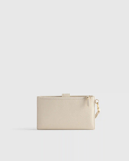 Italian Leather Phone Bi-Fold Wristlet