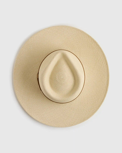 Toquilla Straw Wide Brim Panama Hat