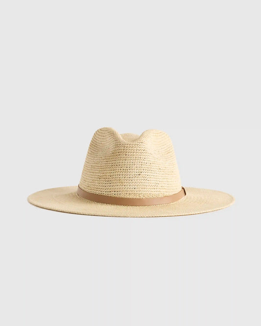 Toquilla Straw Crochet Fedora