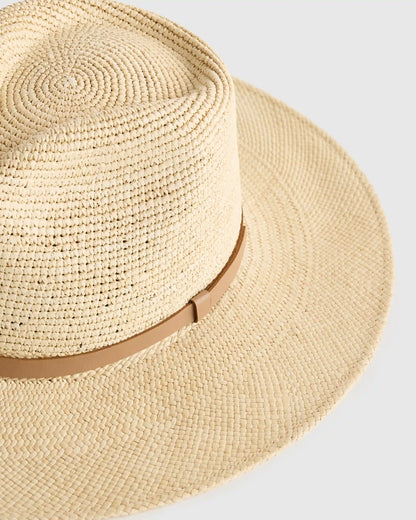 Toquilla Straw Crochet Fedora
