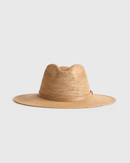 Toquilla Straw Crochet Fedora