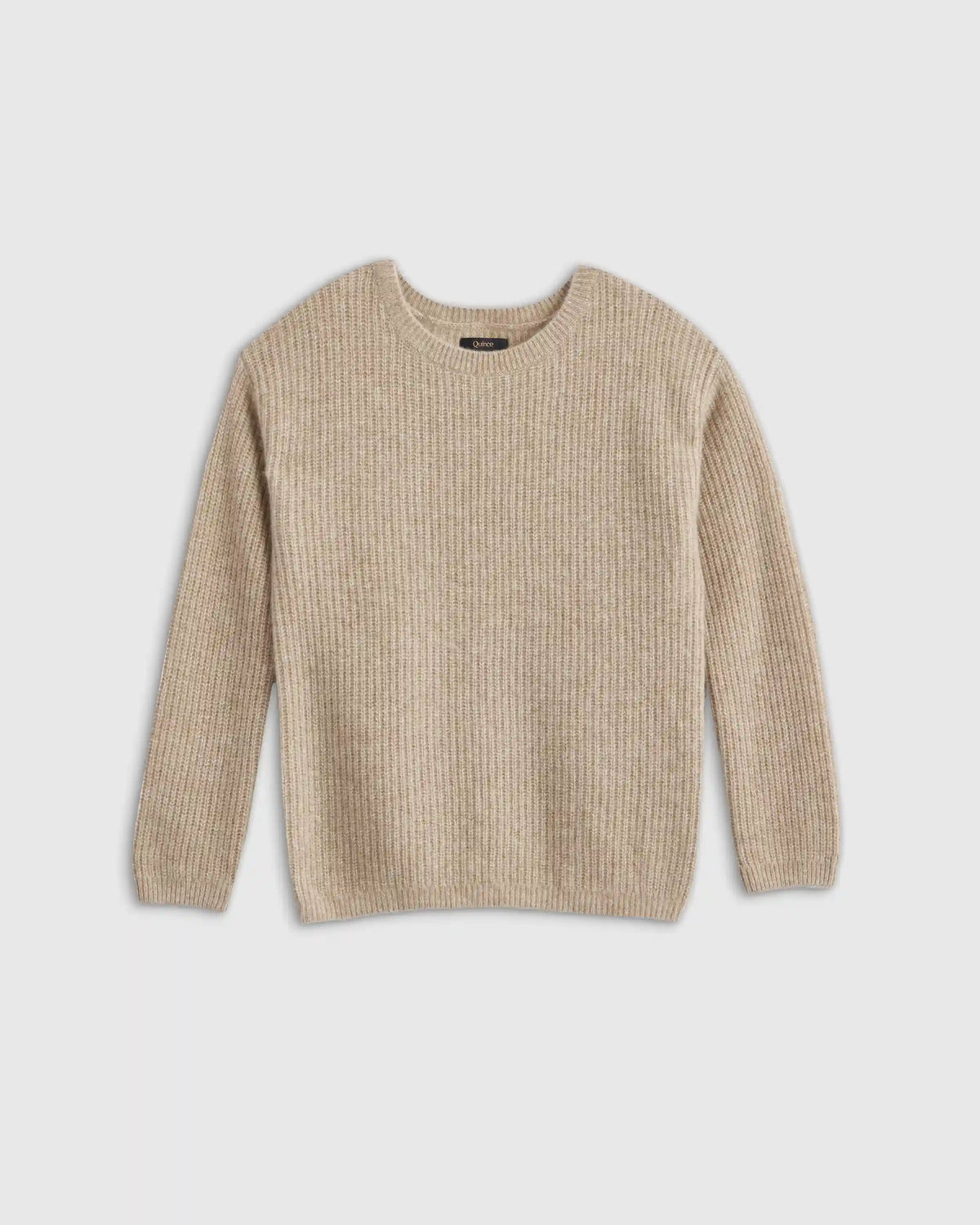 Washable Cashmere Fisherman Tunic Sweater