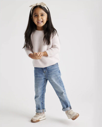Washable Cashmere Fisherman Tunic Sweater