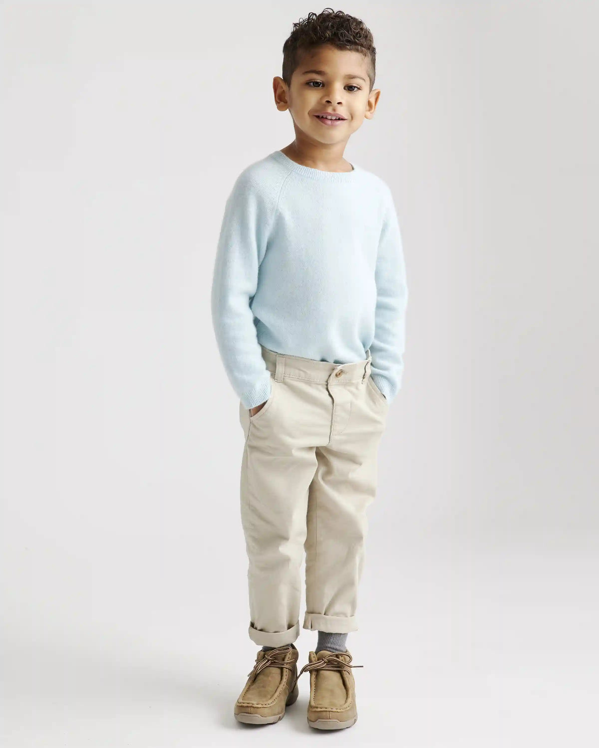 Washable Cashmere Crewneck Sweater