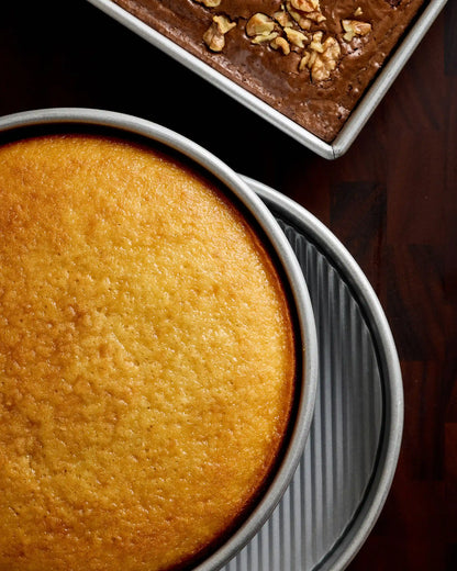 6-Pc Nonstick Steel Cake & Pie Bakeware Set by USA Pan