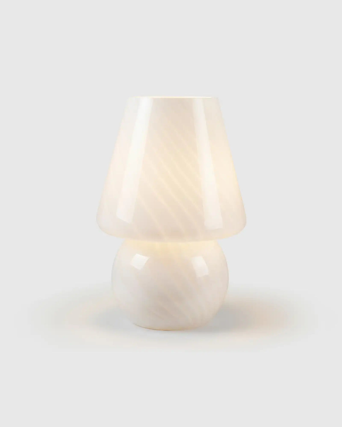 Swirled Glass Table Lamp