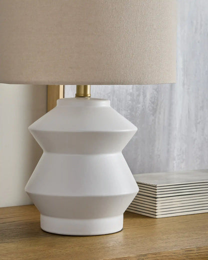 Geometric Ceramic Table Lamp