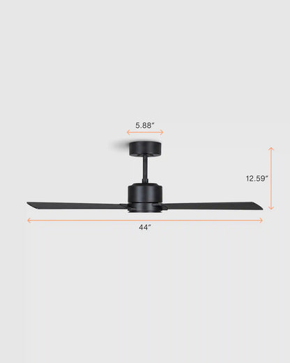 Minimalist Wood Blade Ceiling Fan
