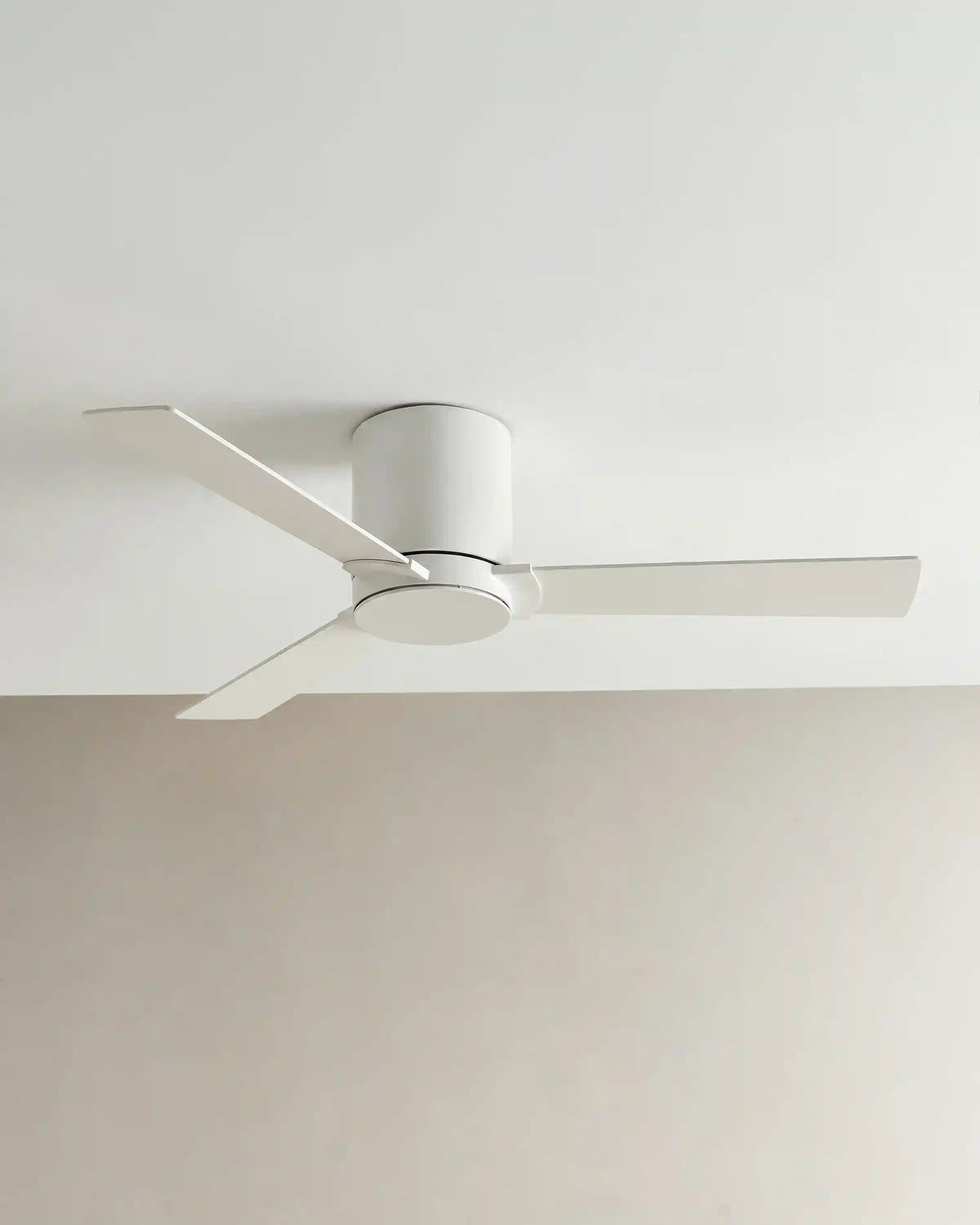Minimalist Hugger Wood Blade Ceiling Fan