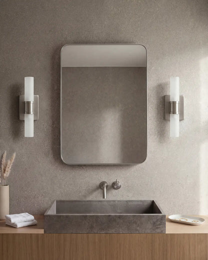 Cuff Glass Vanity Sconce