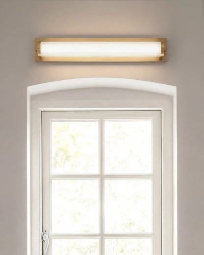 Ribbed Steel LED Vanity Sconce