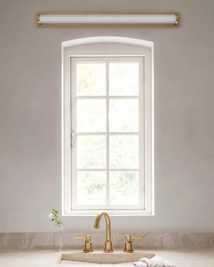 Ribbed Steel LED Vanity Sconce