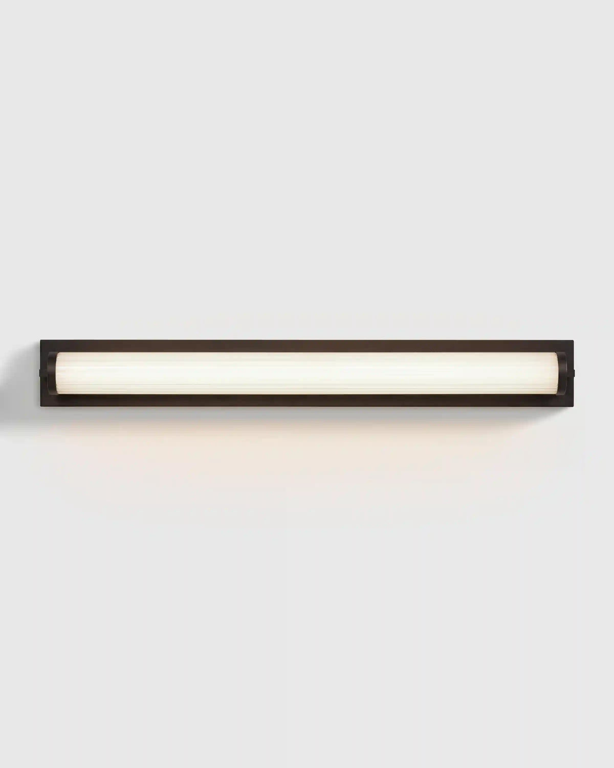 Ribbed Steel LED Vanity Sconce