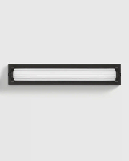 Ribbed Steel LED Vanity Sconce