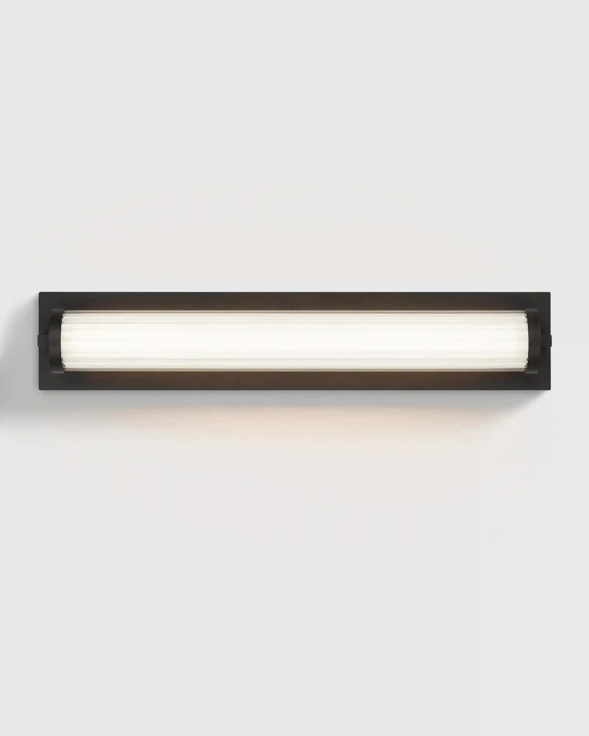 Ribbed Steel LED Vanity Sconce