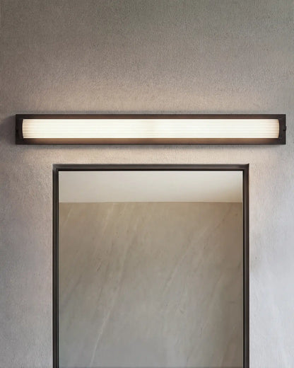 Ribbed Steel LED Vanity Sconce